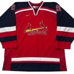 Vintage Nike St. Louis Cardinals Hockey Jersey (Size XXL)
